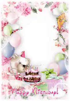 Fotoeffekt aus der Kategorie Geburtstag № 142402. Beschriftung auf dem Rahmen: Alles Gute zum Geburtstag!