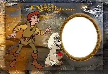 Fotoeffekt aus der Kategorie Verschiedenen Kinderrahmen № 147953. Beschriftung auf dem Rahmen: The Black Cauldron