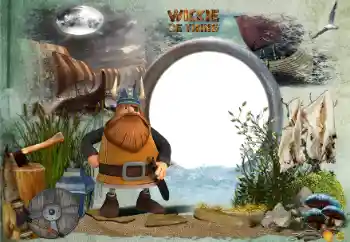 Fotoeffekt aus der Kategorie Verschiedenen Kinderrahmen № 166027. Beschriftung auf dem Rahmen: Wickie de Viking