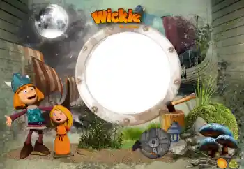 Fotoeffekt aus der Kategorie Verschiedenen Kinderrahmen № 166028. Beschriftung auf dem Rahmen: Wickie de Viking