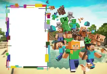 Fotoeffekt aus der Kategorie Verschiedenen Kinderrahmen № 166509. Beschriftung auf dem Rahmen: Minecraft Fotoeffekt aus der Kategorie Verschiedenen Kinderrahmen № 166509. Beschriftung auf dem Rahmen: Minecraft