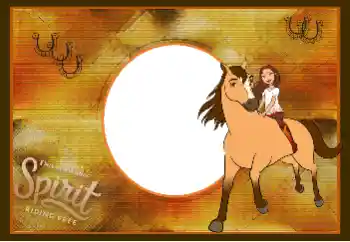 Fotoeffekt aus der Kategorie Verschiedenen Kinderrahmen № 171807. Beschriftung auf dem Rahmen: Spirit riding free Fotoeffekt aus der Kategorie Verschiedenen Kinderrahmen № 171807. Beschriftung auf dem Rahmen: Spirit riding free