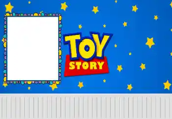 Fotoeffekt aus der Kategorie Verschiedenen Kinderrahmen № 206126. Beschriftung auf dem Rahmen: Toy story