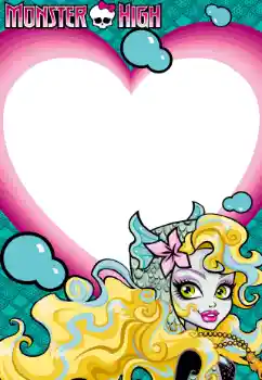 Fotoeffekt aus der Kategorie Verschiedenen Kinderrahmen № 38935. Beschriftung auf dem Rahmen: Monster High