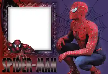 Fotoeffekt aus der Kategorie Verschiedenen Kinderrahmen № 45903. Beschriftung auf dem Rahmen: Spider-man