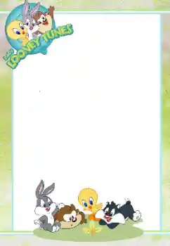 Fotoeffekt aus der Kategorie Verschiedenen Kinderrahmen № 52283. Beschriftung auf dem Rahmen: Baby Looney Tunes