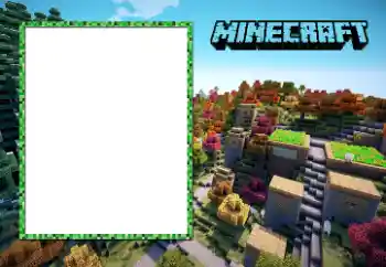 Fotoeffekt aus der Kategorie Verschiedenen Kinderrahmen № 97620. Beschriftung auf dem Rahmen: Minecraft