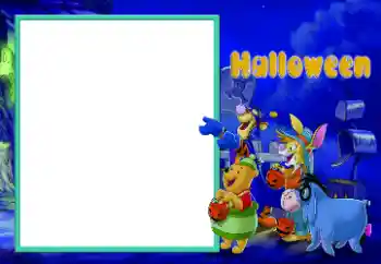 Fotoeffekt aus der Kategorie Kinderfeste № 103871. Beschriftung auf dem Rahmen: Halloween