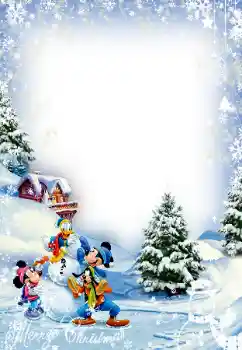 Fotoeffekt aus der Kategorie Kinderfeste № 163321. Beschriftung auf dem Rahmen: Frohe Weihnachten!