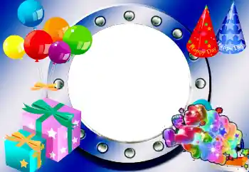 Fotoeffekt aus der Kategorie Kinderfeste № 38327. Beschriftung auf dem Rahmen: Happy Day