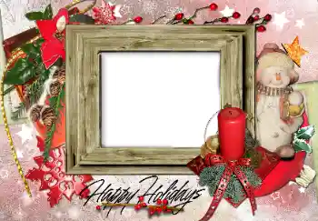 Fotoeffekt aus der Kategorie Kinderfeste № 89470. Beschriftung auf dem Rahmen: Happy Holidays