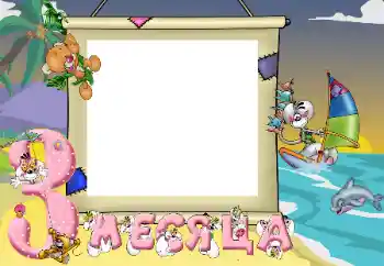 Beschriftung auf dem Rahmen: 3 monat