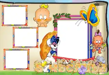 Beschriftung auf dem Rahmen: 8 monat