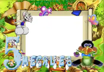 Beschriftung auf dem Rahmen: 5 monat