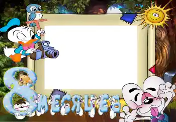 Beschriftung auf dem Rahmen: 8 monat