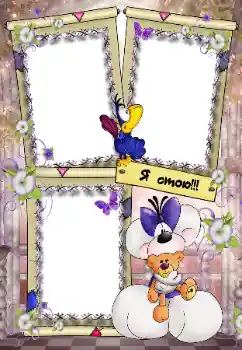 Beschriftung auf dem Rahmen: I stand