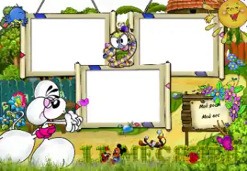 Beschriftung auf dem Rahmen: 11 monat