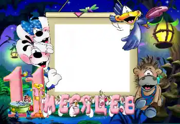 Beschriftung auf dem Rahmen: 11 monat