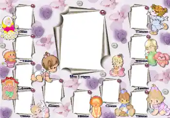 Beschriftung auf dem Rahmen: 1 jahr