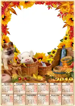 Fotoeffekt aus der Kategorie Kalender № 144994. Beschriftung auf dem Rahmen: 2026