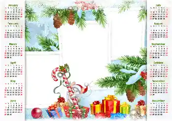 Fotoeffekt aus der Kategorie Kalender № 160666. Beschriftung auf dem Rahmen: 2026