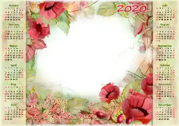 Fotoeffekt aus der Kategorie Kalender № 160668. Beschriftung auf dem Rahmen: 2026