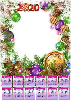Fotoeffekt aus der Kategorie Kalender № 160672. Beschriftung auf dem Rahmen: 2026