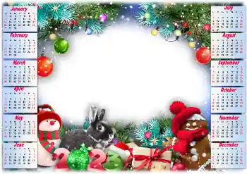 Fotoeffekt aus der Kategorie Kalender № 202168. Beschriftung auf dem Rahmen: 2026