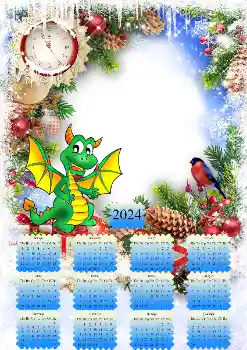 Fotoeffekt aus der Kategorie Kalender № 205639. Beschriftung auf dem Rahmen: 2026