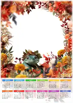 Fotoeffekt aus der Kategorie Kalender № 205983. Beschriftung auf dem Rahmen: 2026