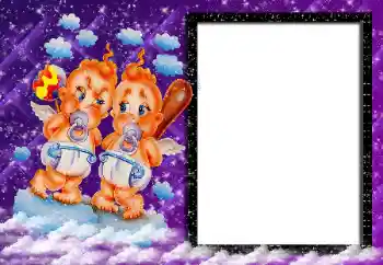 Fotoeffekt aus der Kategorie Sternzeichen № 162123. Beschriftung auf dem Rahmen: Zwillinge Fotoeffekt aus der Kategorie Sternzeichen № 162123. Beschriftung auf dem Rahmen: Zwillinge