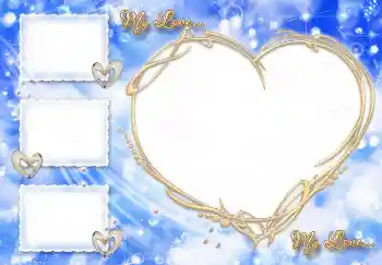 Fotoeffekt aus der Kategorie Rahmen für verliebte № 1796. Beschriftung auf dem Rahmen: My Love...