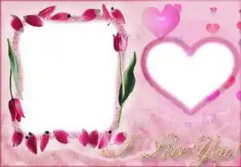 Fotoeffekt aus der Kategorie Rahmen für verliebte № 26675. Beschriftung auf dem Rahmen: I love you!