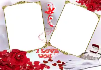 Fotoeffekt aus der Kategorie Rahmen für verliebte № 31856. Beschriftung auf dem Rahmen: I love you