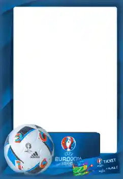 Fotoeffekt aus der Kategorie Fotorahmen für Männer № 155979. Beschriftung auf dem Rahmen: Fußball