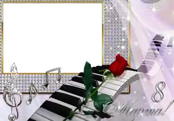 Fotoeffekt aus der Kategorie Grußkarten zum Muttertag № 4678. Beschriftung auf dem Rahmen: Muttertag