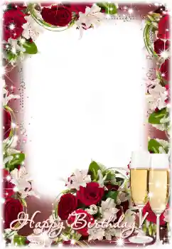 Beschriftung auf dem Rahmen: Alles Gute zum Geburtstag! Beschriftung auf dem Rahmen: Alles Gute zum Geburtstag!
