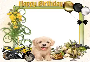 Beschriftung auf dem Rahmen: Alles Gute zum Geburtstag!