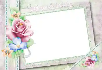 Beschriftung auf dem Rahmen: Alles Gute zum Geburtstag! Beschriftung auf dem Rahmen: Alles Gute zum Geburtstag!