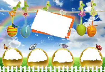 Fotoeffekt aus der Kategorie Grußkarten zu Ostern № 166659