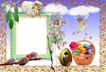 Fotoeffekt aus der Kategorie Grußkarten zu Ostern № 47092