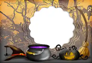 Fotoeffekt aus der Kategorie Verschiedene Feiertage № 175381. Beschriftung auf dem Rahmen: Happy Halloween