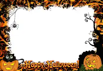 Fotoeffekt aus der Kategorie Verschiedene Feiertage № 175382. Beschriftung auf dem Rahmen: Happy Halloween