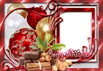 Fotoeffekt aus der Kategorie Grußkarten zur Weihnachten № 121116. Beschriftung auf dem Rahmen: Frohe Weihnachten!