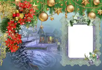 Fotoeffekt aus der Kategorie Grußkarten zur Weihnachten № 178104