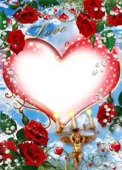 Fotoeffekt aus der Kategorie Grußkarten zum Valentinstag № 676