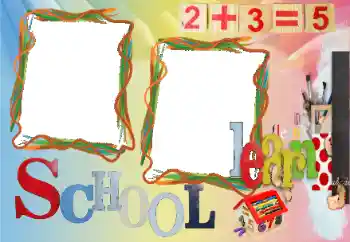 Fotoeffekt aus der Kategorie Verschiedene Schulfotoalben № 131589. Beschriftung auf dem Rahmen: Schule