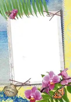 Beschriftung auf dem Rahmen: Море, лагуна...