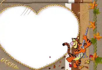 Beschriftung auf dem Rahmen: Herbst