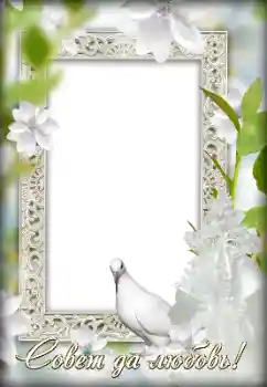 Fotoeffekt aus der Kategorie Hochzeitsrahmen № 154744. Beschriftung auf dem Rahmen: Unsere Hochzeit